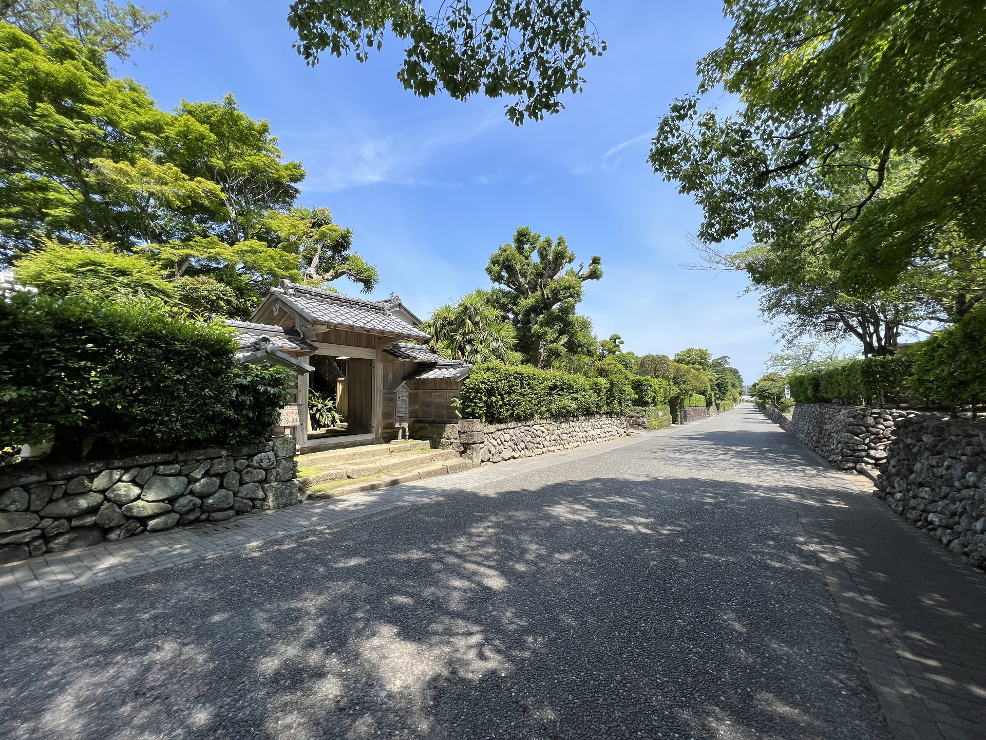 日本最大級の出水麓武家屋敷群