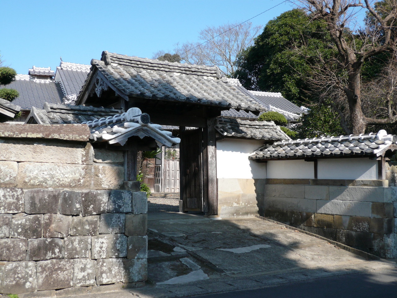 日本最大級の出水麓武家屋敷群