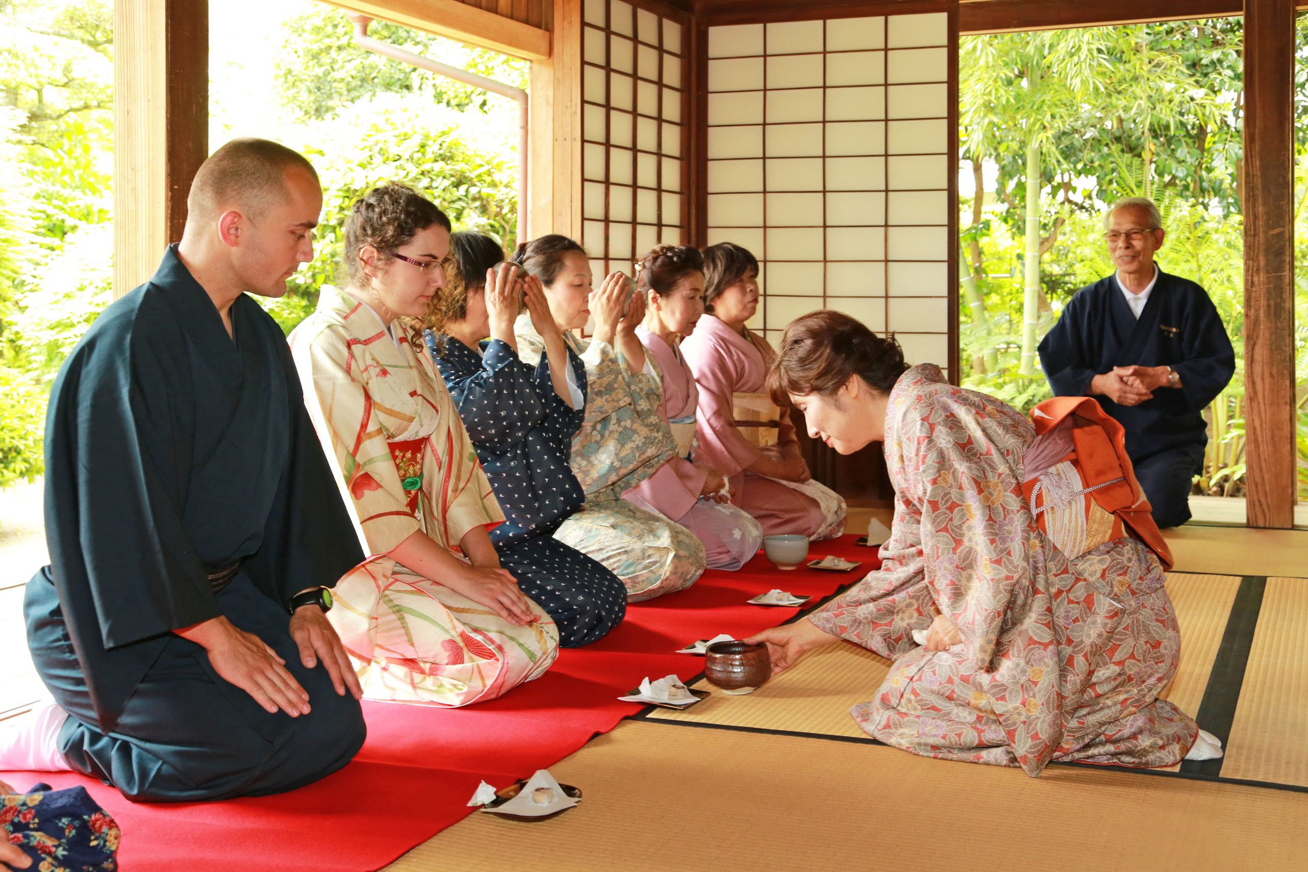 武家屋敷で着物茶道体験