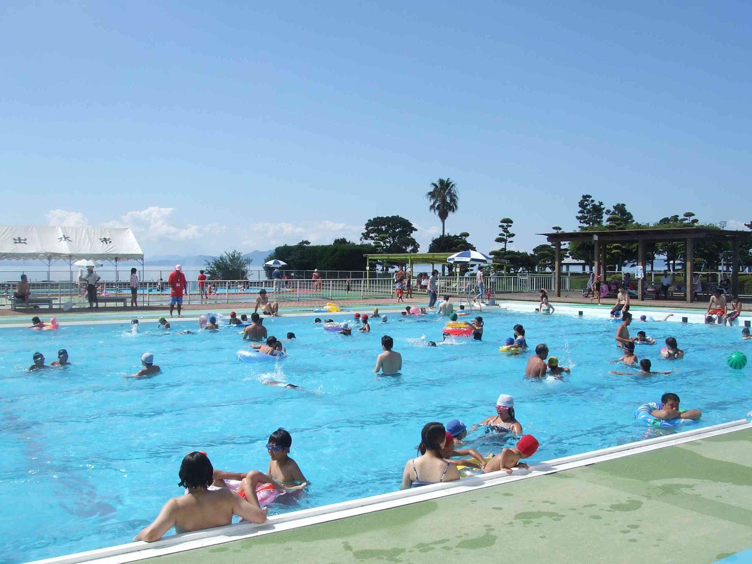 出水市海洋公園プール幼児無料開放！